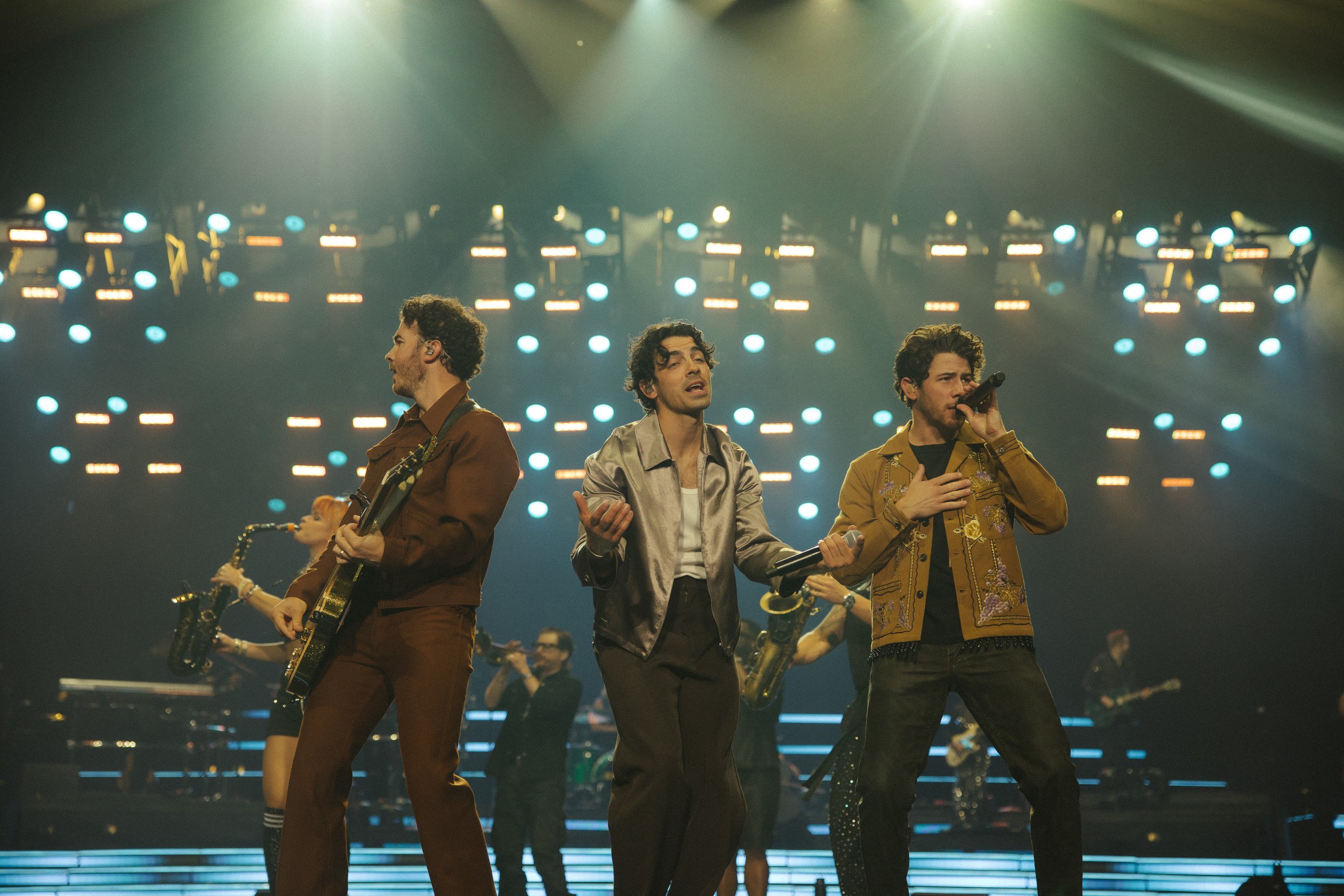 DINAH WASHINGTONのフォトロングTシャツ(スウェット) forksy.】ワッフルハーフジップセーラーカラーロングTシャツ