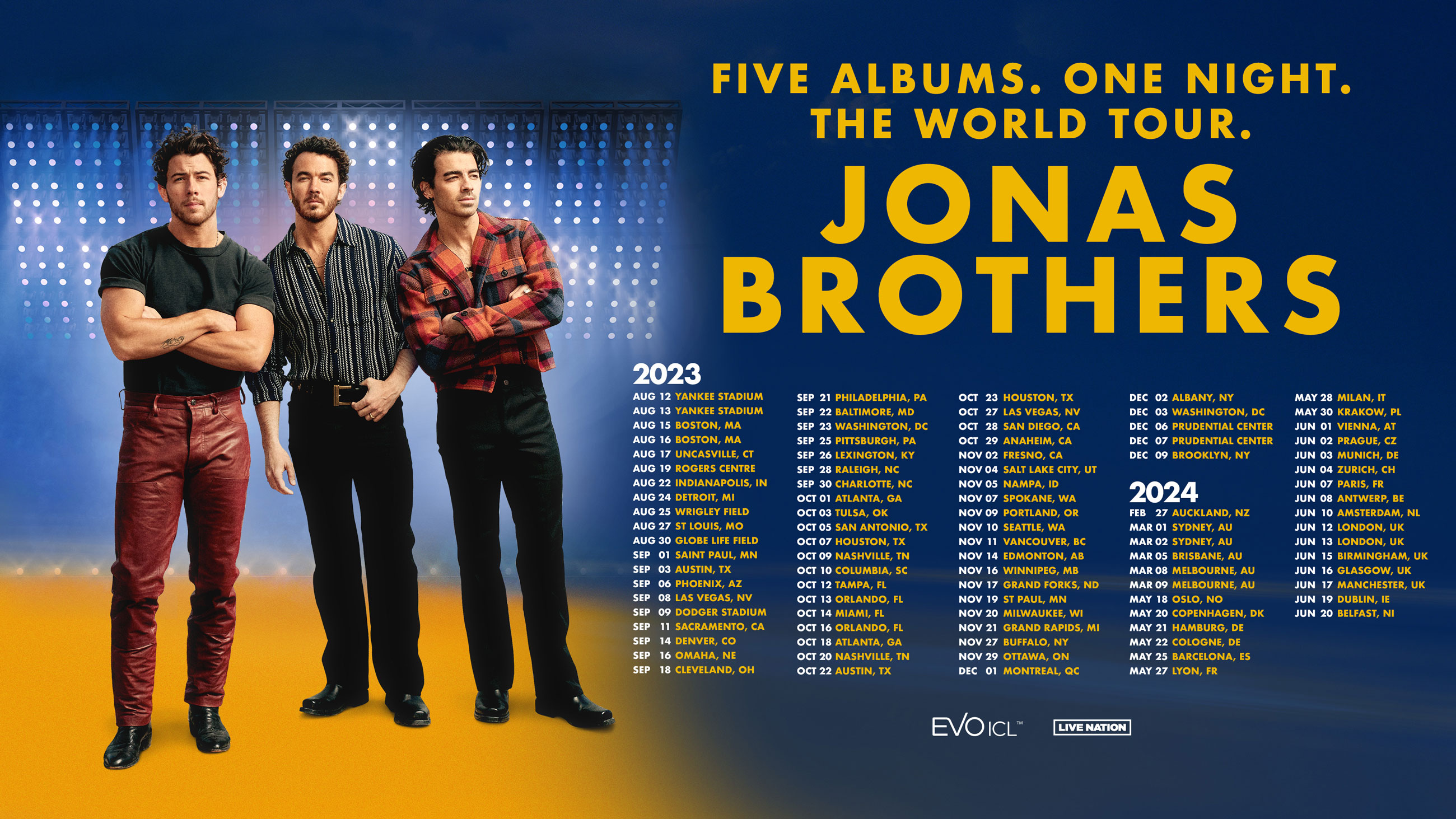 Jonas Brothers Concert Schedule 2024 Angele Colline   JonasBrothers World Dates 3840x2160 0816 1 